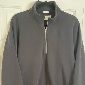 Oversized Abercrombie sweatshirt.